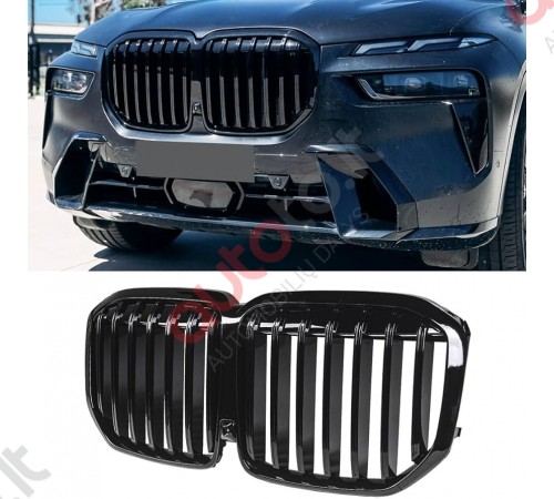 Bmw X7 G07 LCI juodos blizgios grotelės (2023-)